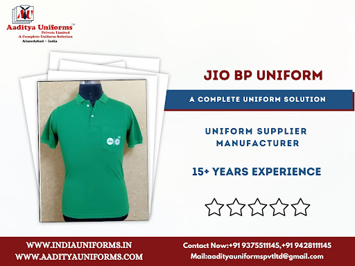 JIO BP Uniform Available At Aaditya Uniforms post image