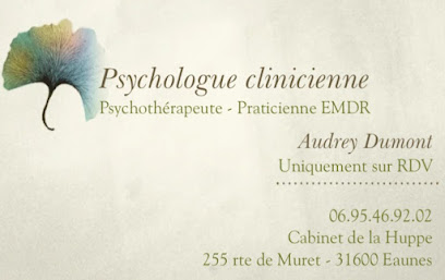 Audrey Dumont - Psychologue clinicienne - Psychothérapeute - Praticienne EMDR