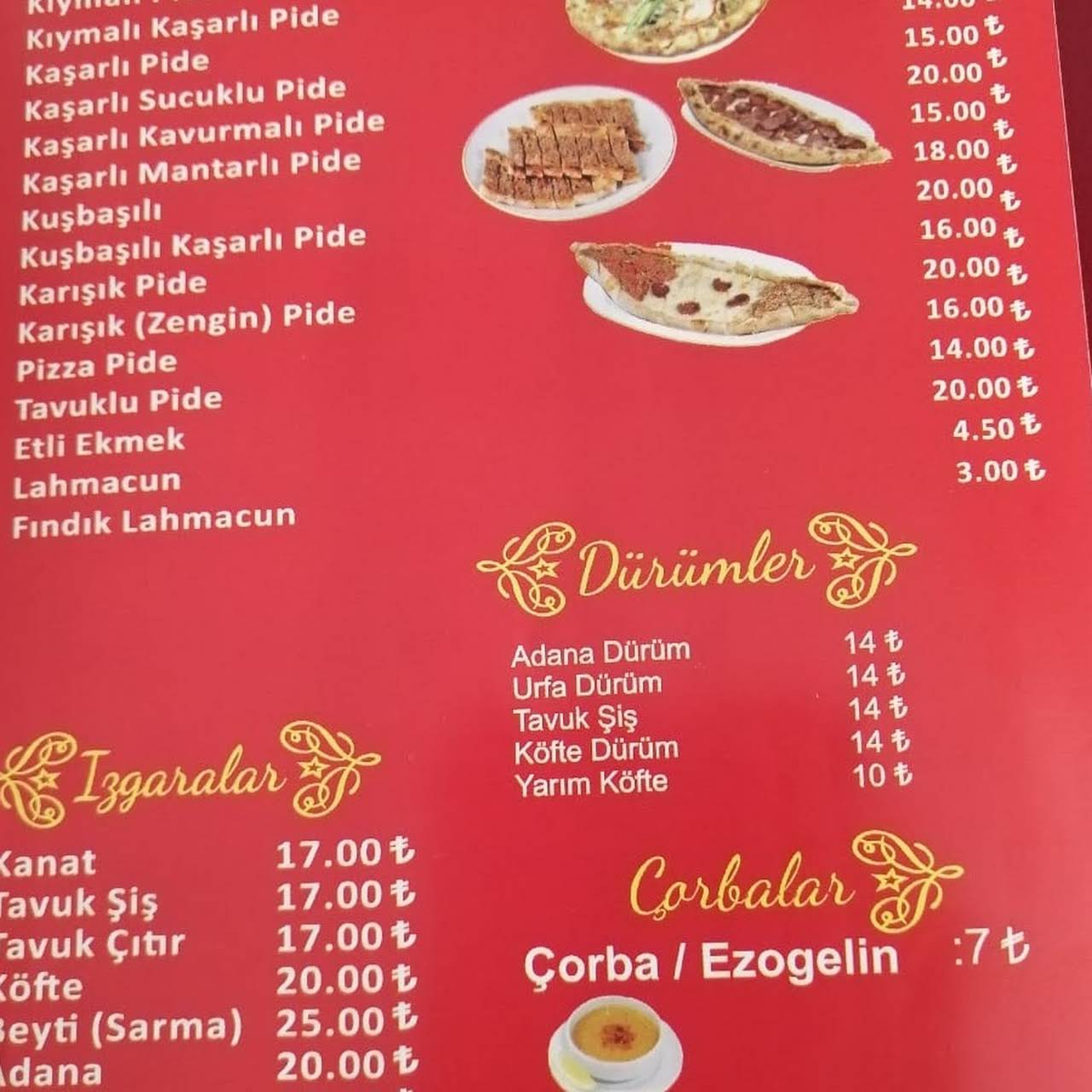 Sedir Lahmacun Pide Kebap Salonu Restoran