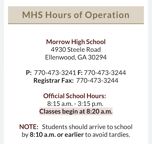 Morrow High School - Visual