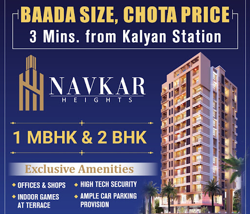 Discover Navkar Heights in Kalyan! Luxurious 1 & 2 BHK apartments, offices, and shops for sale. P… post image