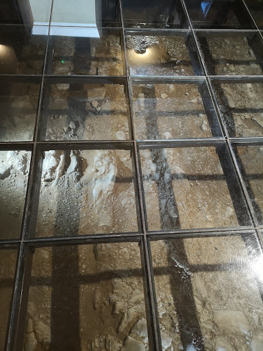 St Mary's Guildhall - Display remains Roman road