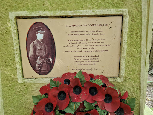 Lieutenant Herbert Wheelwright Windeler Mortuary Cross - Thumbnail