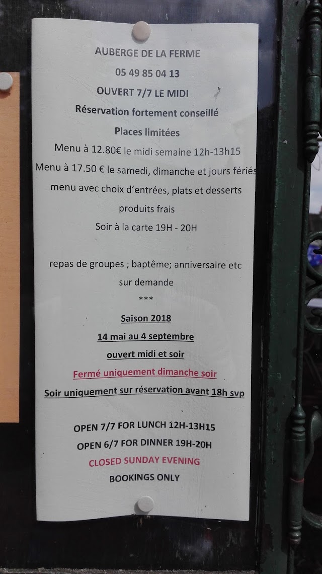 Auberge de la Ferme