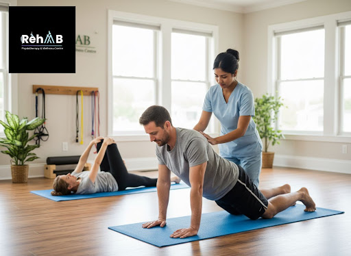 Struggling with constant back pain from long office hours, driving, or household work? At RehAAB… post image
