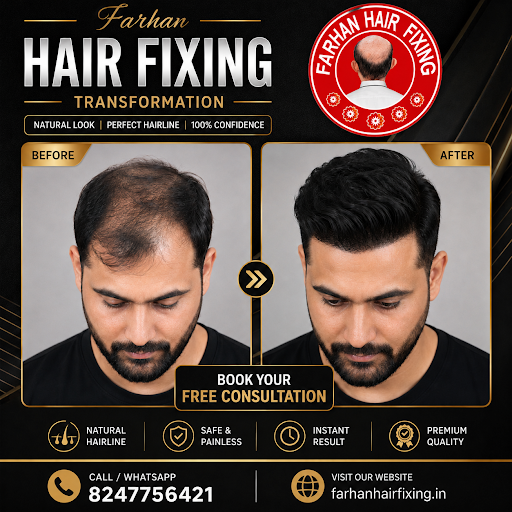 Farhan Hair Fixing offers professional non-surgical hair replacement solutions in Hyderabad. Get… post image