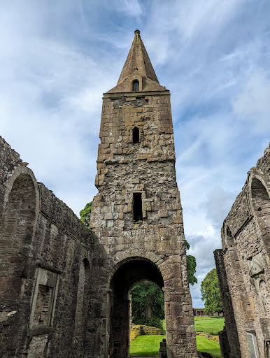 Forfar Murals Trail: Restenneth Priory and Golden Eagle - United Kingdom