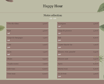 Menu Bistrot du Jardin Page 1