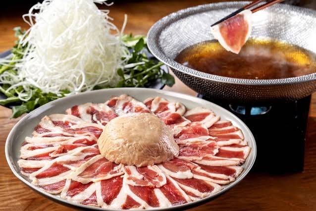 博多 鴨すき 鴨しゃぶ なかもぐろ 壽喜燒