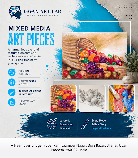 Explore unique mixed media art pieces at Artist Pavan, combining oil painting on canvas with dive… post image