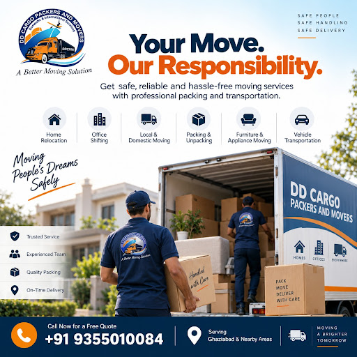 packers and movers services in Ghaziabad for homes, offices, flats, and commercial shifting. post image