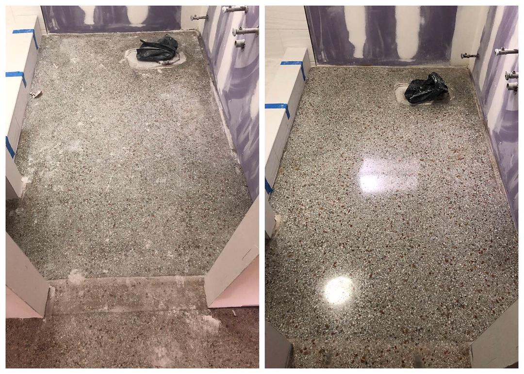 Granite countertop restoration and polishing in a Pinecrest family kitchen — Stone Pros stone restoration in Pinecrest