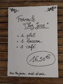Menu Chez joce - restaurant Page 3