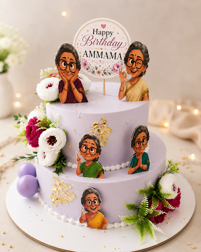 Celebrate Ammama with a Custom Masterpiece! 🎂💜 post image