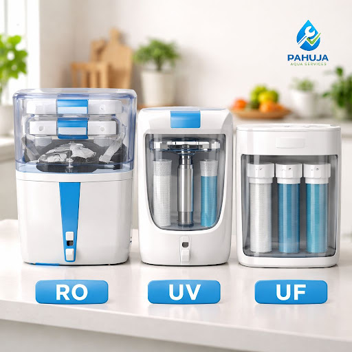 Confused between RO, UV and UF for your home or office drinking water? At Pahuja Aqua Services in… post image