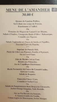 Menu L'Amandier Page 8