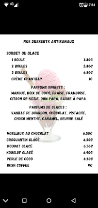 Menu Restaurant des 3 merlettes Page 2