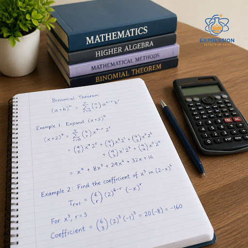 Struggling with binomial theorem and long expansions? At Expression Institute Of Maths in Sector… post image