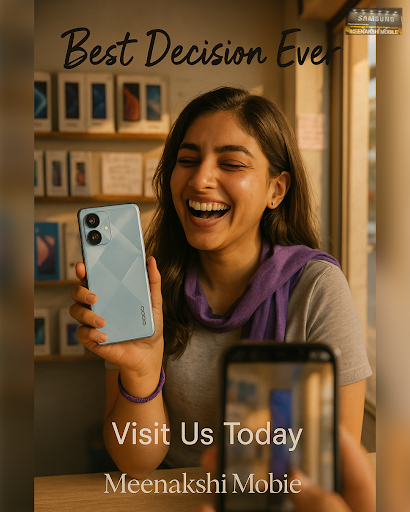 Experience the best of Oppo A5X with Meenakshi Mobile in Jaipur! This best-selling smartphone fea… post image