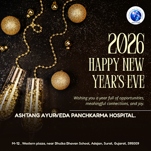 "Ring in the New Year with a healthy start! Ashtang Ayurveda Panchkarma Hospital in Surat offers… post image