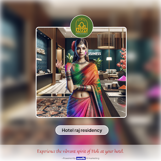 Experience the vibrant spirit of Holi at your hotel.