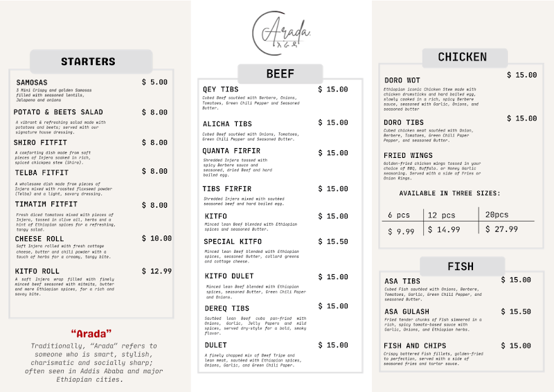 Arada Bar and Restaurant