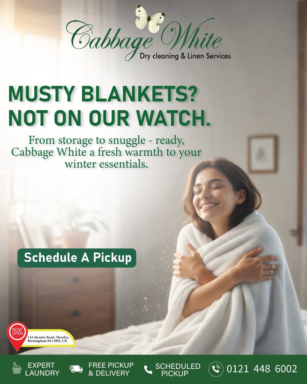 Cabbage White Dry Cleaning & Linen Services, Dry cleaners in Moseley