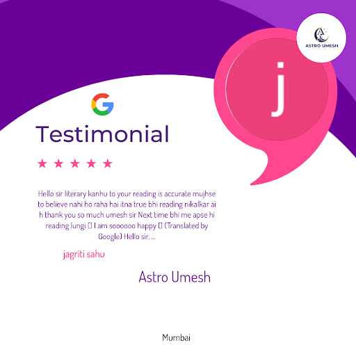 Jagriti Sahu's profound experience with Astro Umesh in Mumbai was nothing short of life-changing.… post image