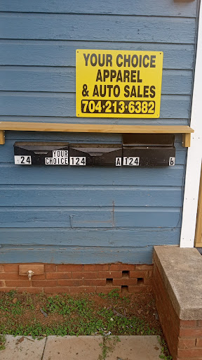 Your choice apparel and Auto sales - Thumbnail