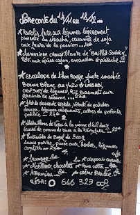 Menu Les petits secrets Page 9