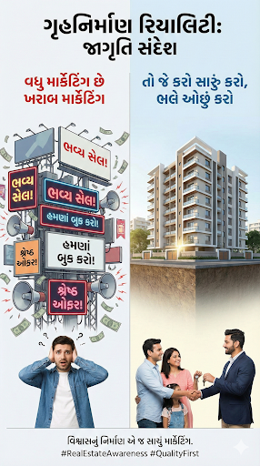 ગુહનિર્માણ રિયાલિટી હંમેશા ‘સાચું માર્કેટિંગ’ માં વિશ્વાસ રાખે છે. post image