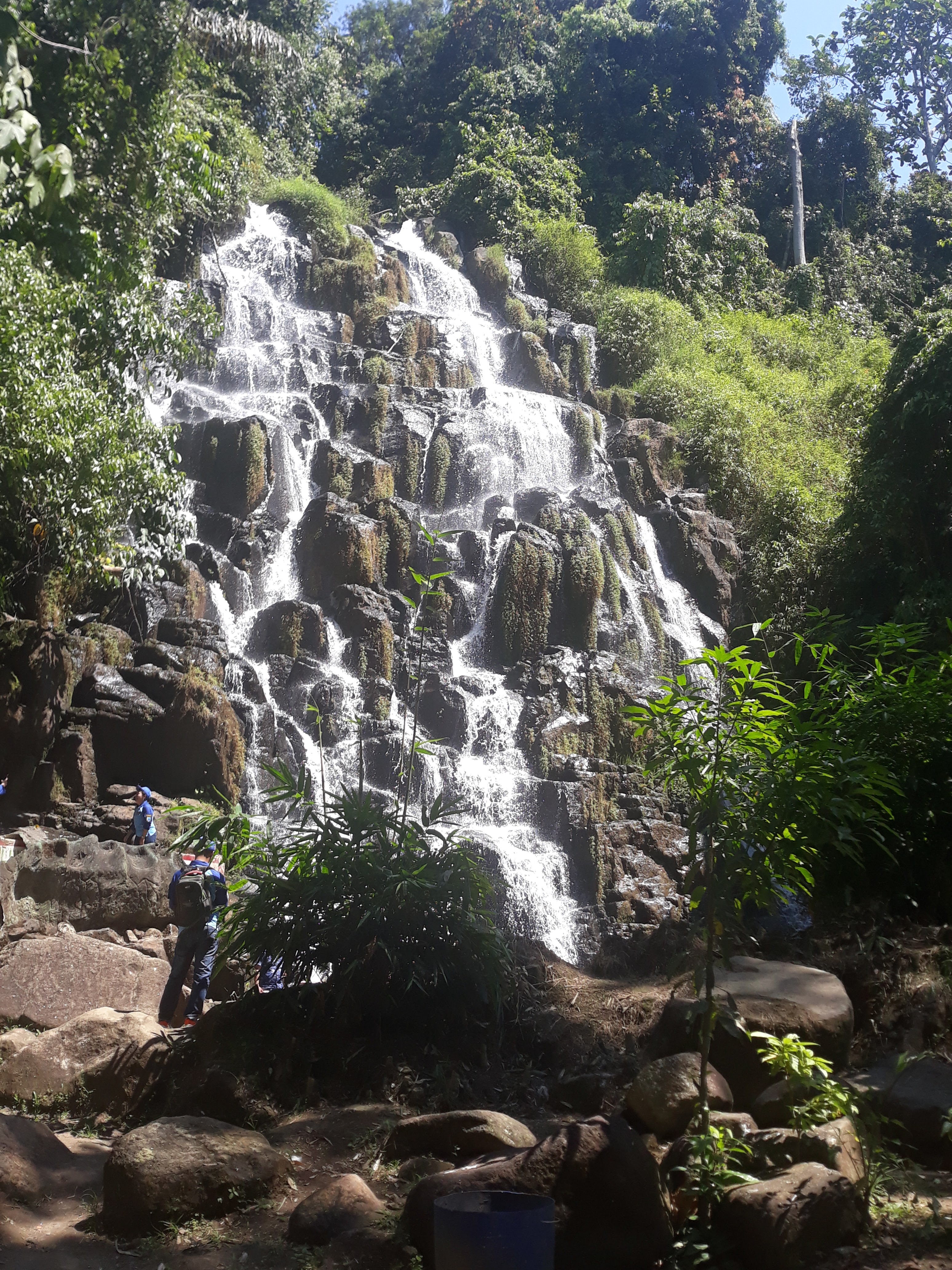 Objek Wisata Air Terjun Tujuh Tingkat Curup Buluh Lahat Wah