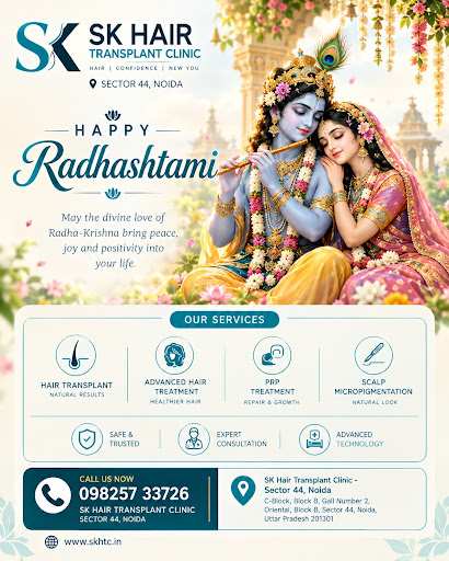 Celebrate the divine bond of love and positivity this Radhashtami with SK Hair Transplant Clinic,… post image