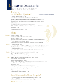 Menu Brasserie & Crêperie du Château Page 5