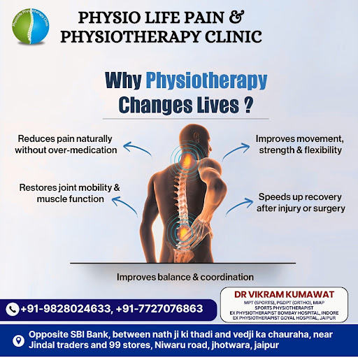 Physiolife Pain and Physiotherapy Clinic can reduce your pain and discomfort , boost overall qual… post image