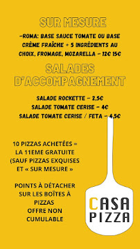 Menu Casa Pizza Urrugne Page 3