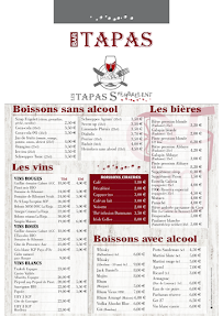 Menu Les Tapas s'emballent Page 1