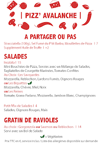 Menu Pizz'avalanche Page 2