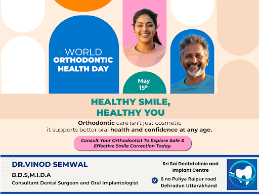 Celebrate World Orthodontic Health Day ? May 15  A healthy smile goes hand-in-hand with a healthy… post image