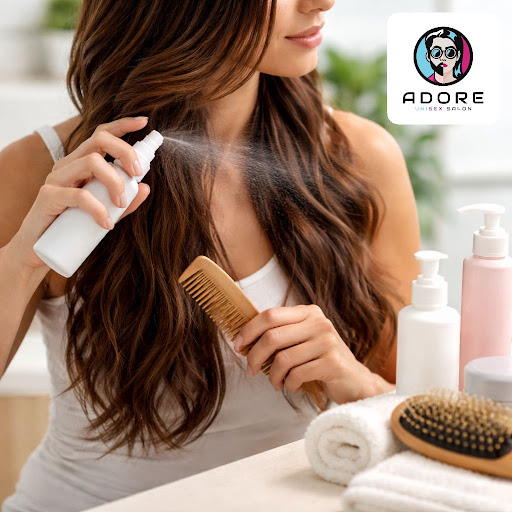 Just got a fresh cut, color, or keratin treatment and want that salon glow to last longer? At Ado…
