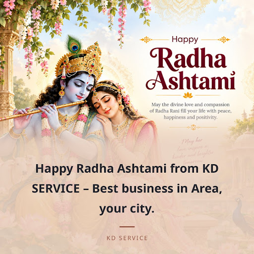 Happy Radha Ashtami from KD SERVICE – Best business in Area, your city. post image