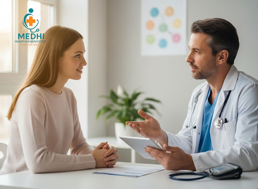 Good health starts with good conversations. At MEDHI HEALTH AND DIAGNOSTICS in Nagaon, we believe… post image