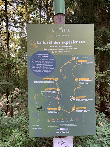 Parking départ "la forêt des expériences"