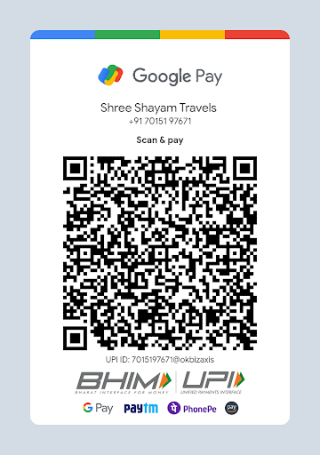 Payment for Shree Shayam Travels post image