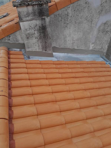 Photo de Couverture Niortaise : Toiture tuiles- ardoise - Charpente - Zinguerie à Échiré (79410)