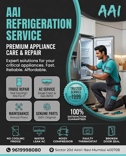 Ac , refrigerator, washing machine, repair in Airoli, ghansoli, Koparkhairane, Navi mumbai post image