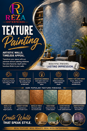Add character, depth and luxury to your interiors with professional Texture Painting Services fro…
