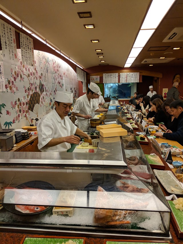 Denhichi sushi Saiin shop