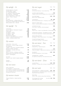 Menu Les Tapas de Juliette Page 1