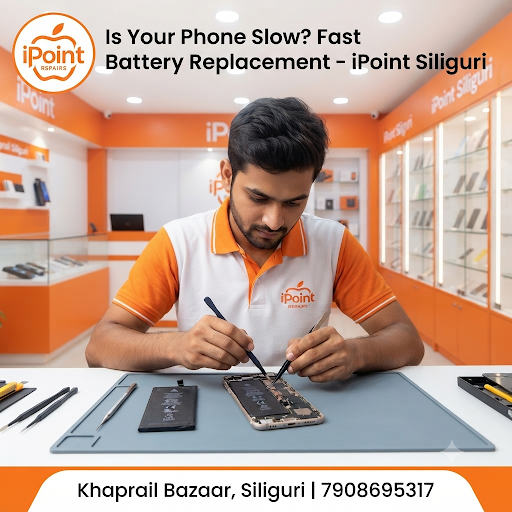 Mobile Battery Replacement At iPoint Siliguri post image
